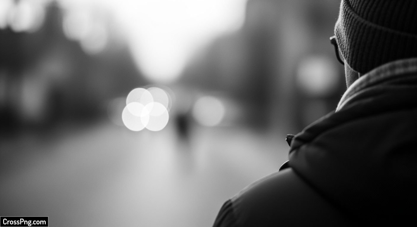 Black and white blur background image 2