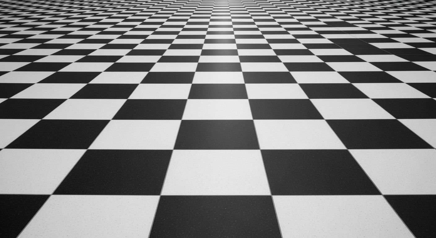 Black and white checkered image 2