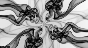 Black and white smoke background image