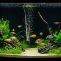Black aquarium background image