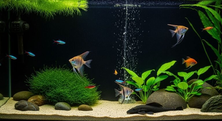 Black aquarium background image 3