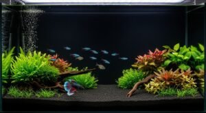 Black aquarium background image 4