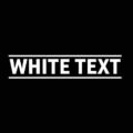 Black background and white