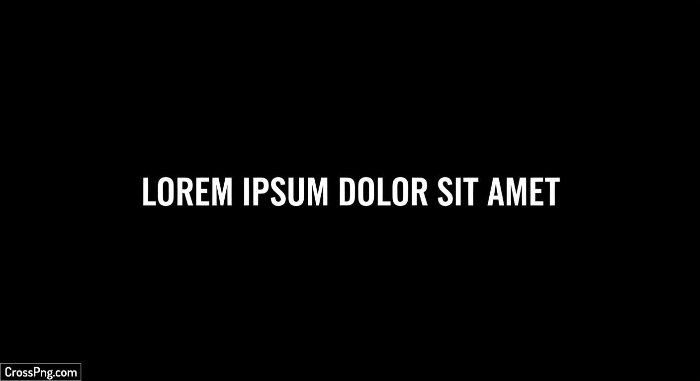 Black background and white text image