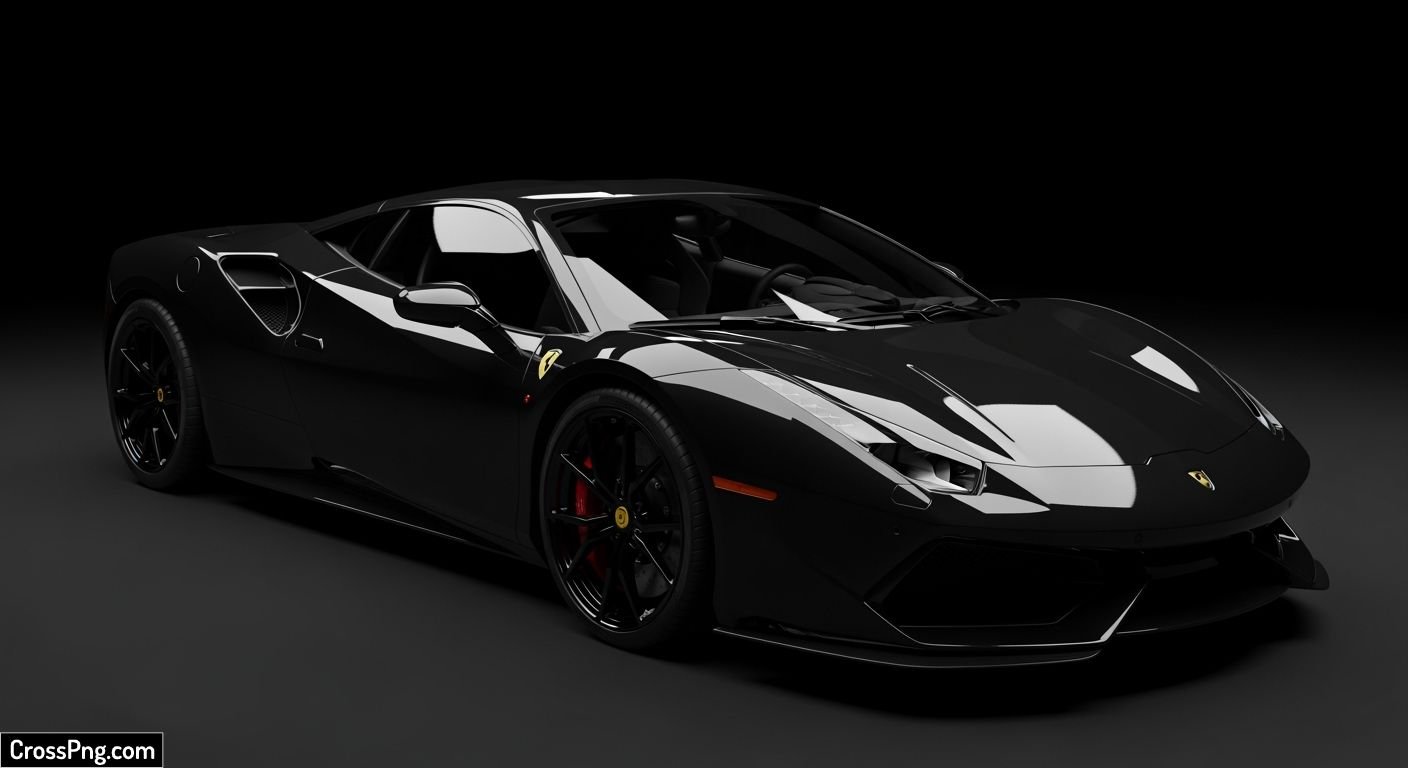 Black background car image
