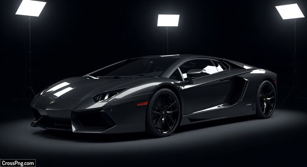 Black background car image
