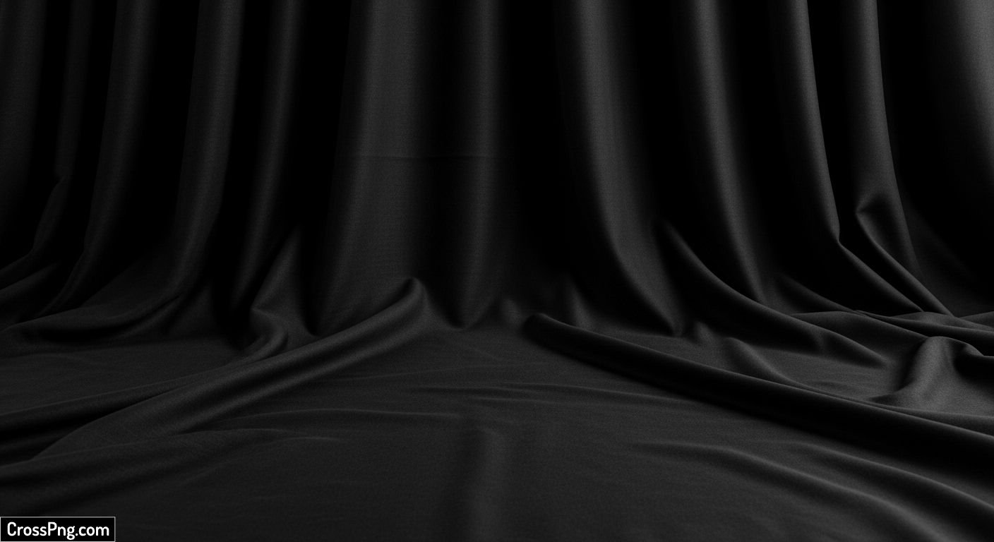 Black background cloth image