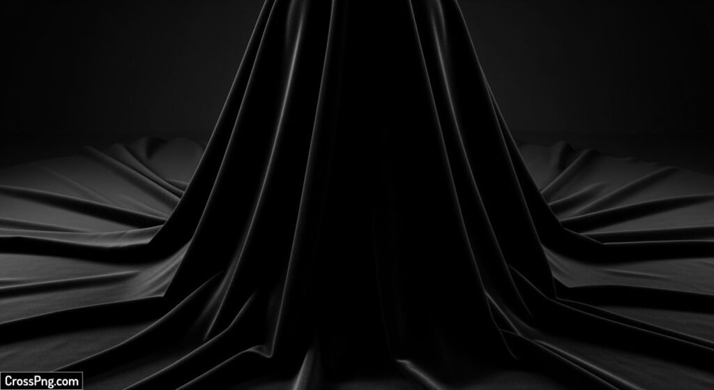 Black background cloth image 2
