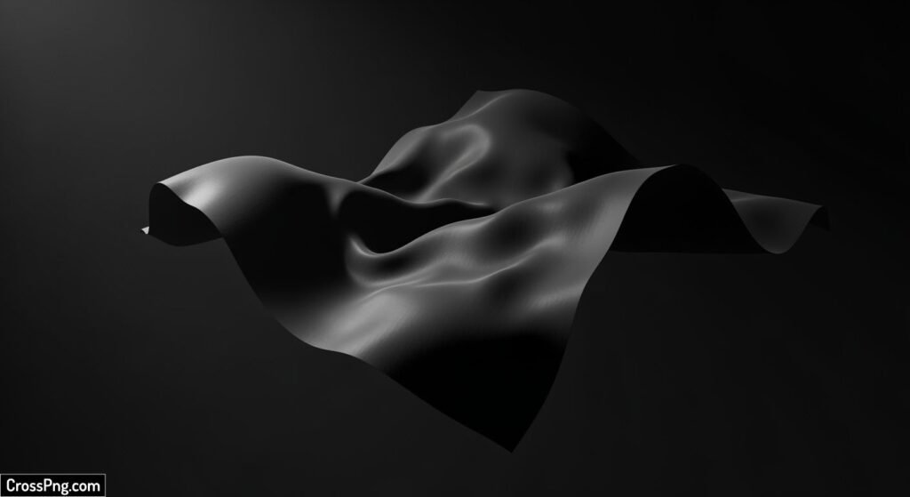 Black background cloth image 3