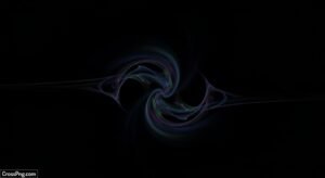 Black background gif image