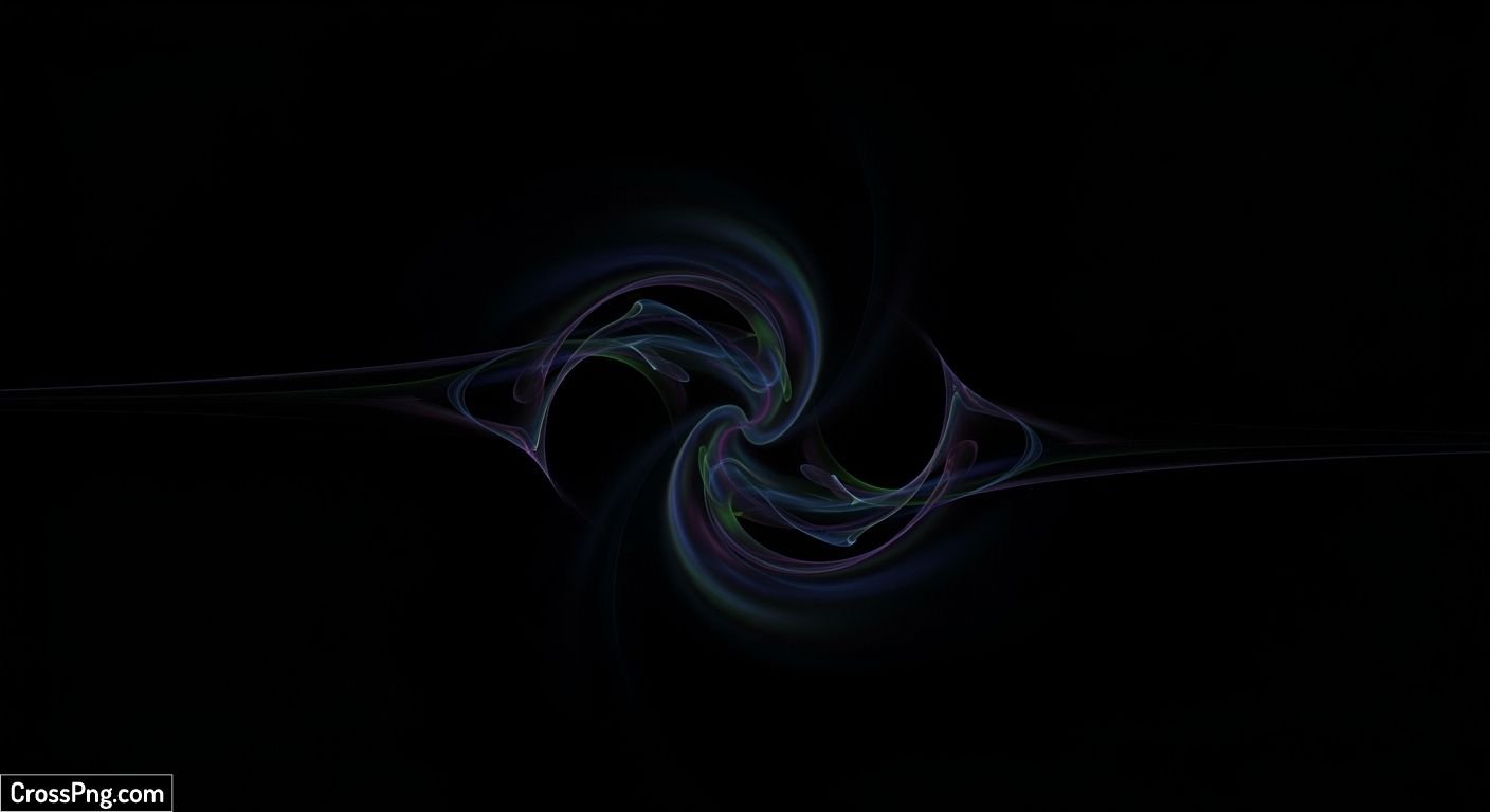 Black background gif image