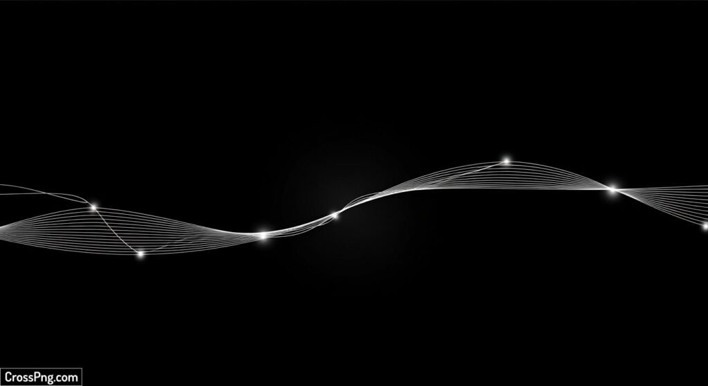 Black background gif image