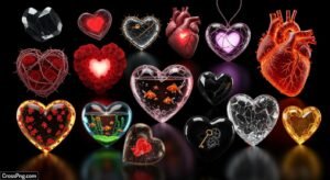 Black background heart images image