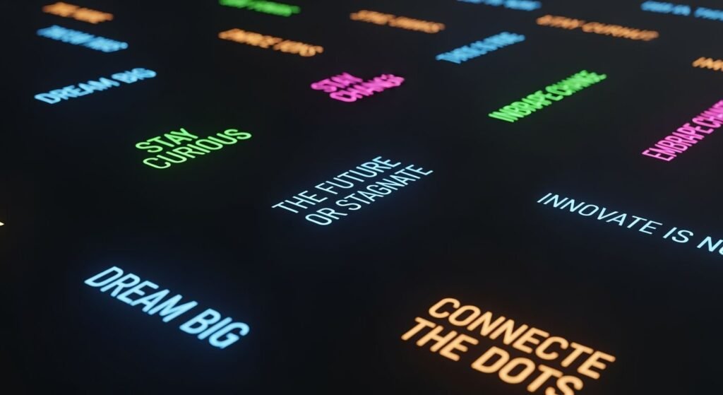 Black background messages image