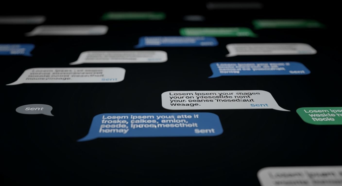 Black background messages image 3