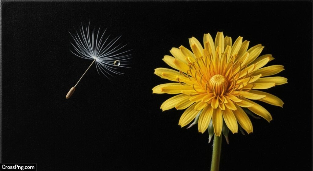 Black background painting ideas image