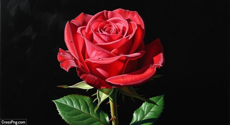 Black background painting image