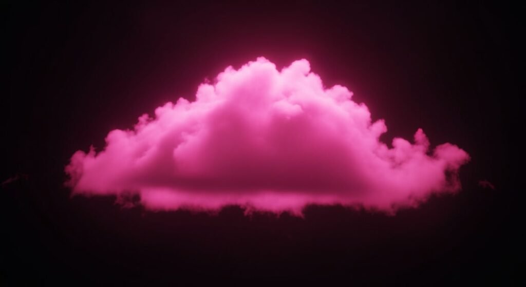 Black background pink image 3