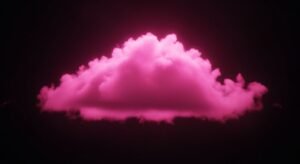 Black background pink image 3