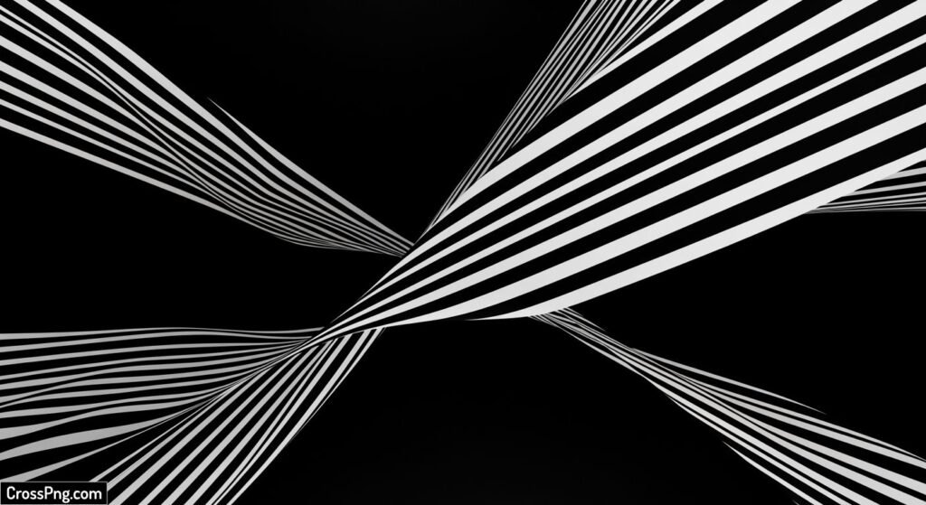 Black background stripes image