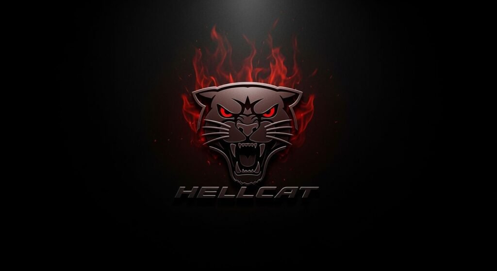 Black background wallpaper hellcat image