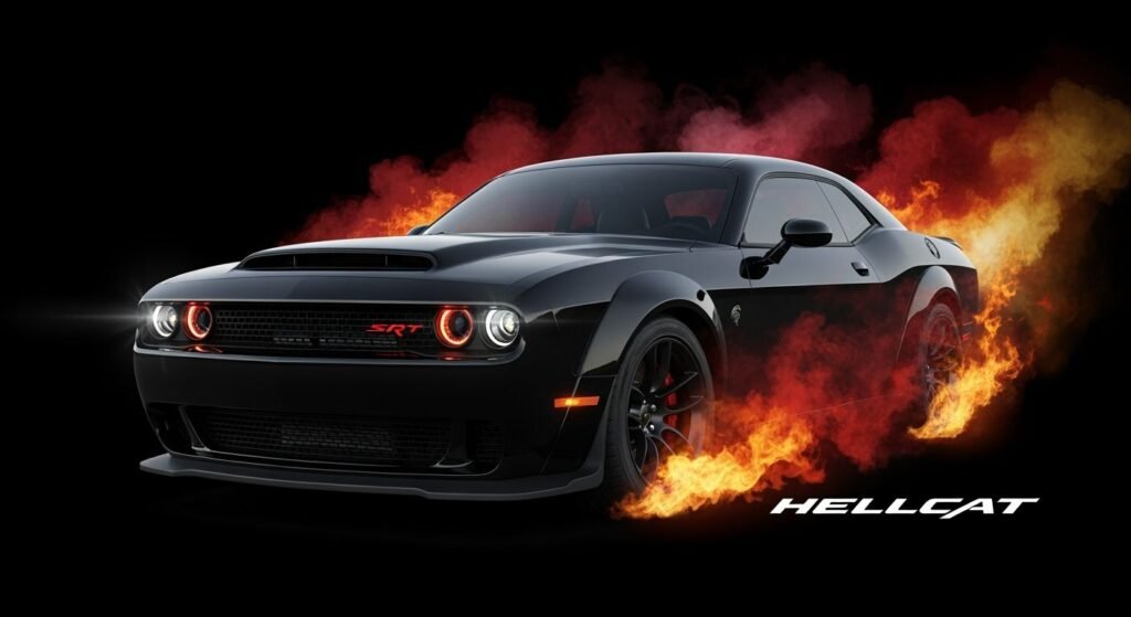 Black background wallpaper hellcat image 2