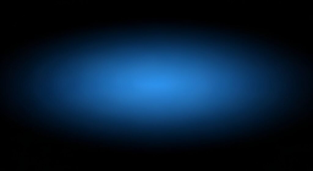 Black background with blue image