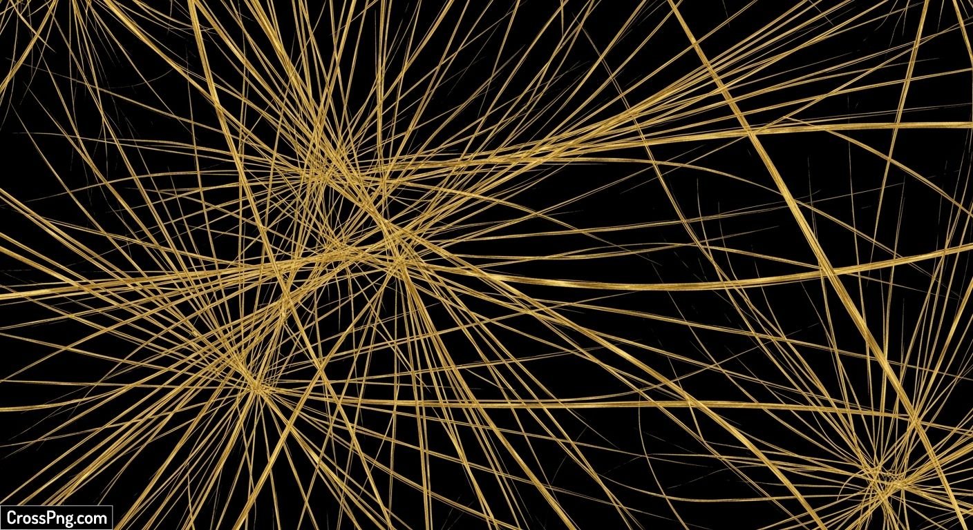 Black background with gold lines image 2