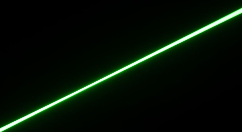 Black background with green image 2
