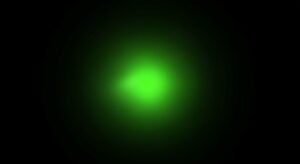 Black background with green image