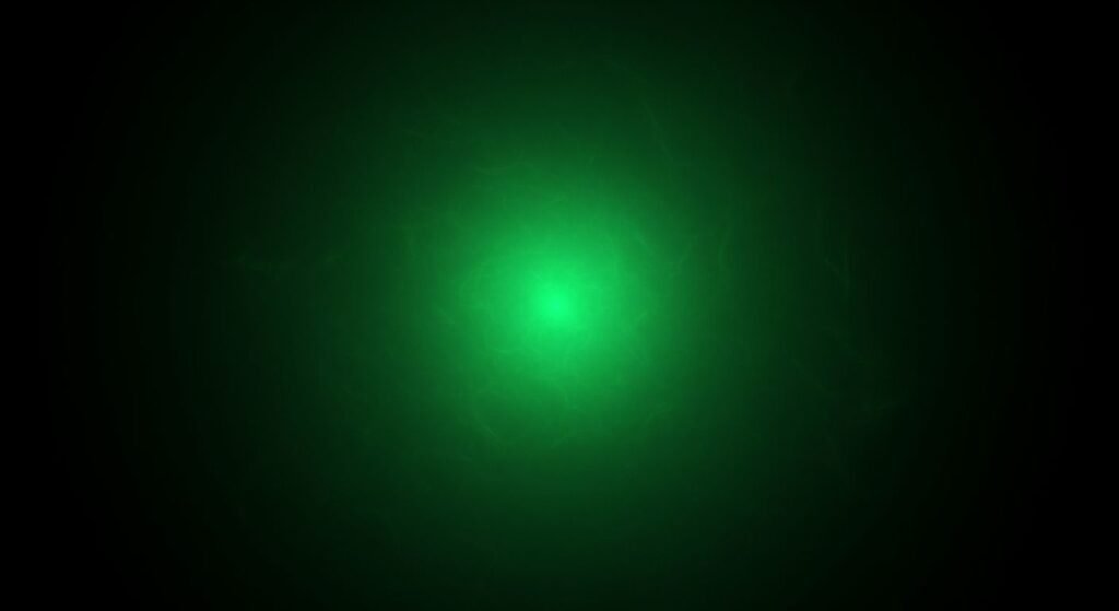 Black background with green image 4
