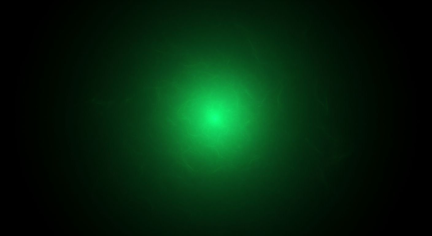 Black background with green image 4