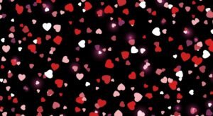 Black background with hearts image 2