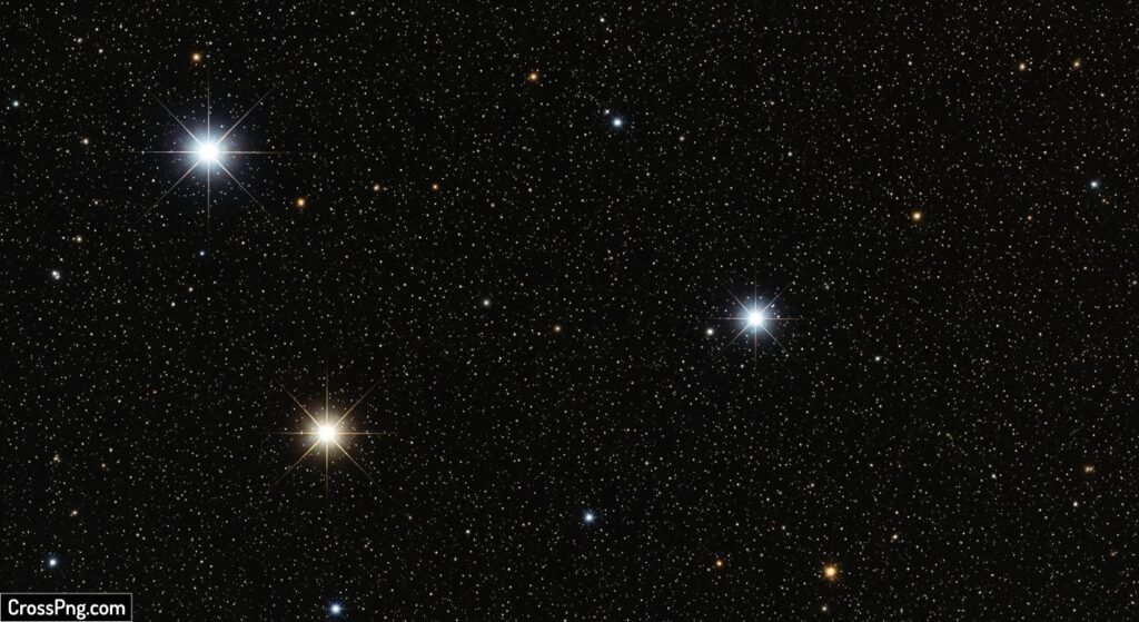 Black background with stars image
