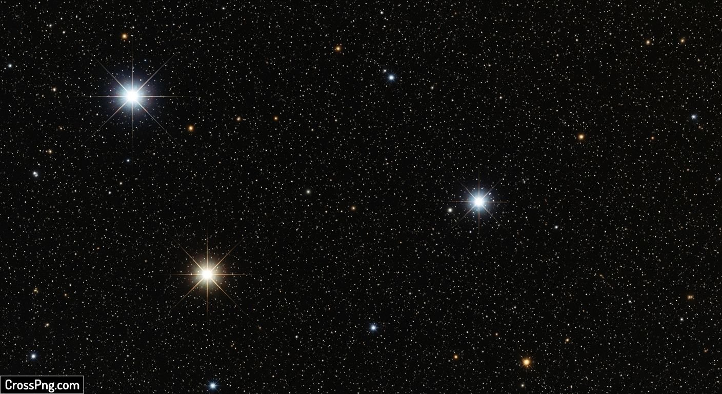 Black background with stars image