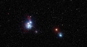 Black background with stars image