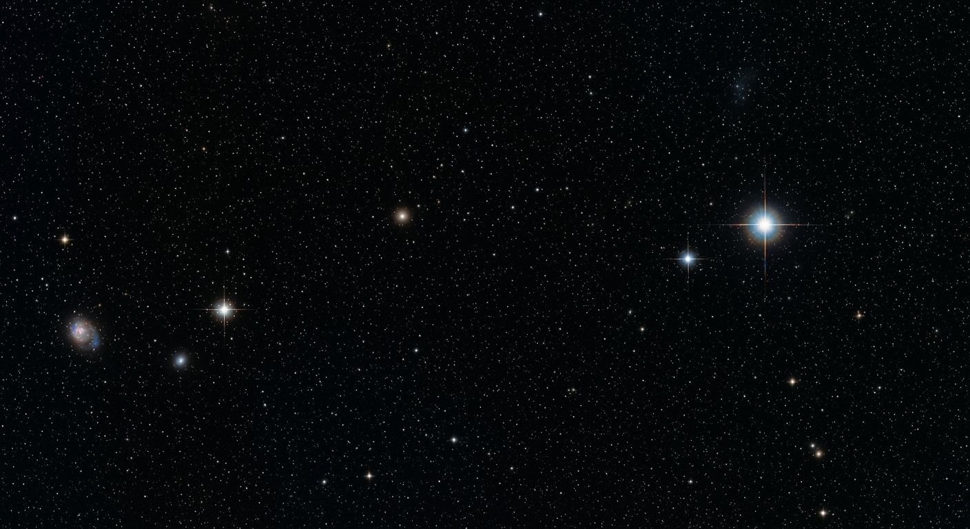 Black background with stars image 2