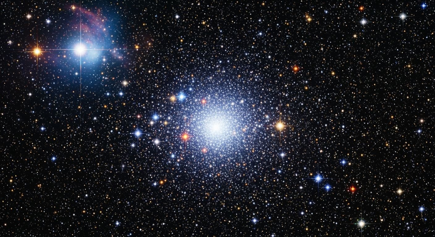 Black background with stars image 3