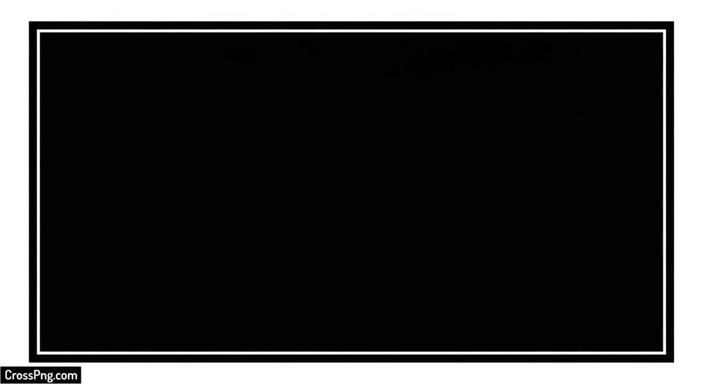 Black background with white border image
