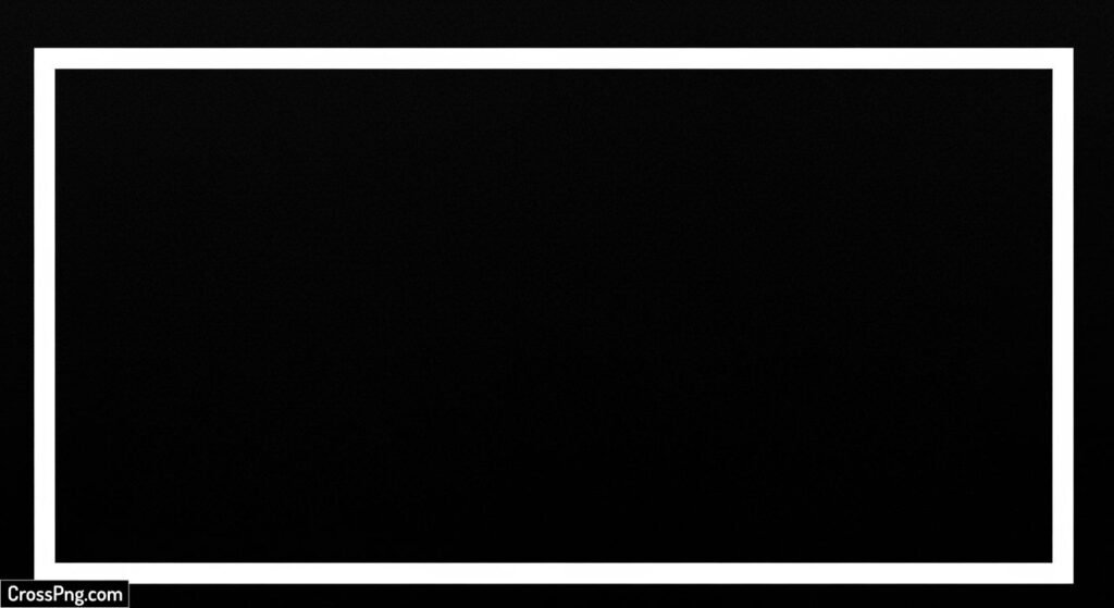 Black background with white border image