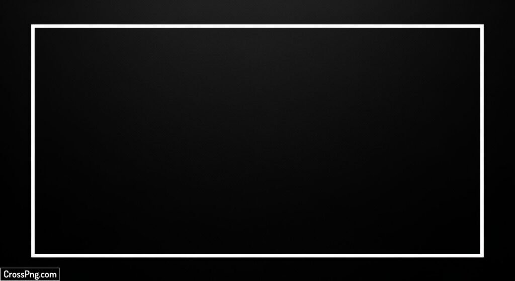 Black background with white border image 3