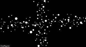 Black background with white dots image