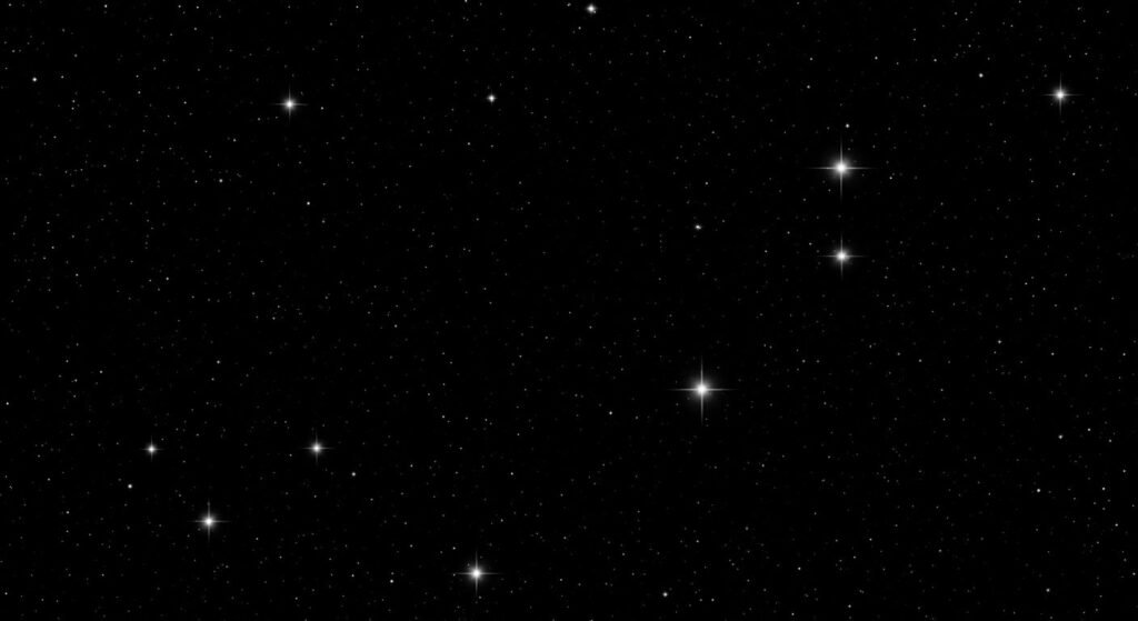 Black background with white stars image