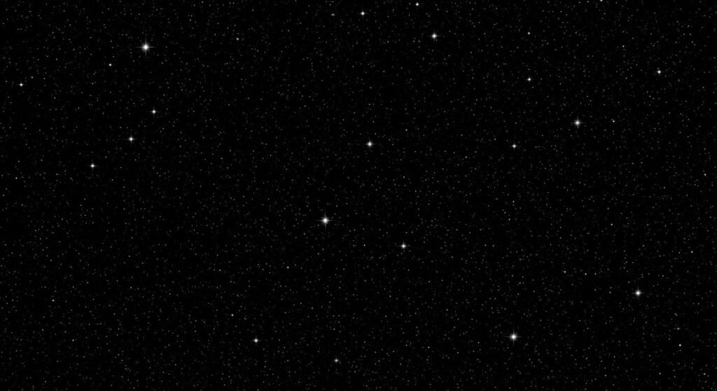 Black background with white stars image 2
