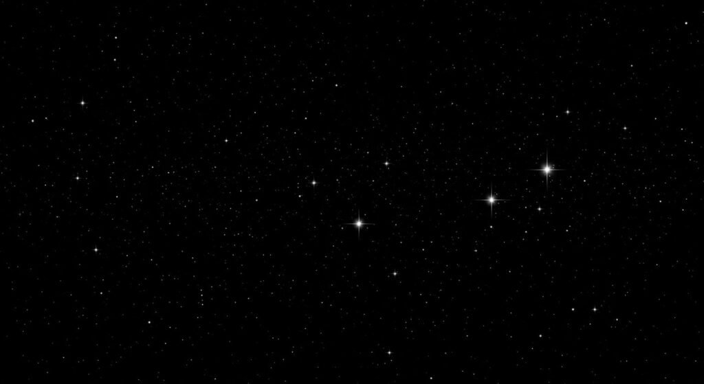 Black background with white stars image 3