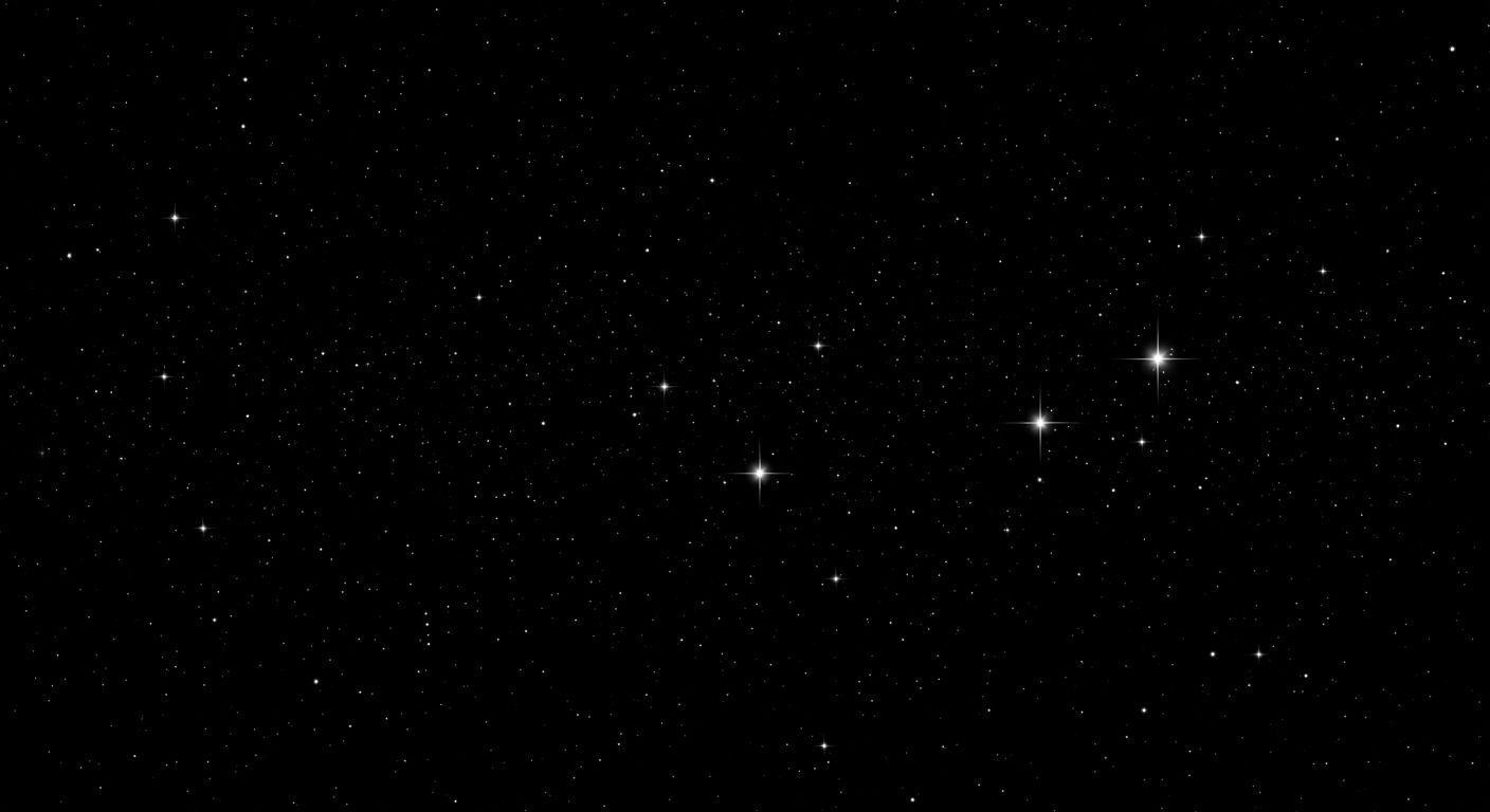 Black background with white stars image 3