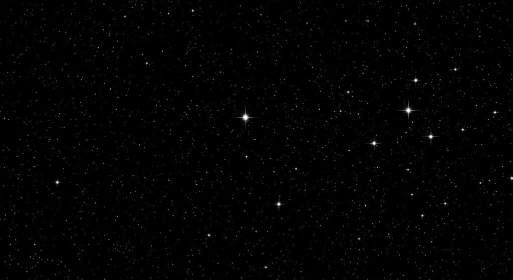 Black background with white stars image 4
