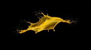 Black background yellow image 2
