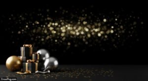 Black birthday background image 2