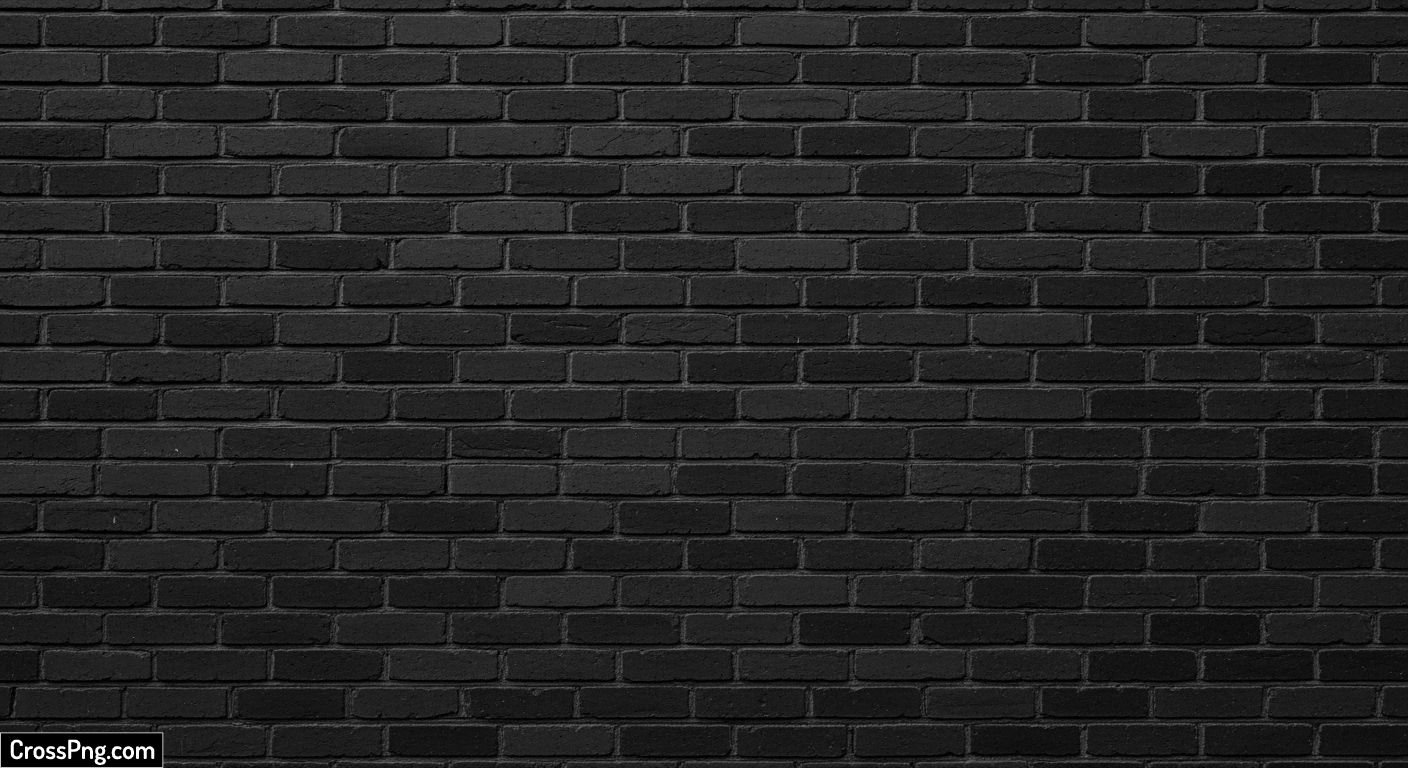 Black brick wall background image 2